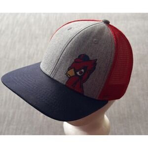 St Louis Cardinals Embroidered Trucker Hat Red Mesh Snapback